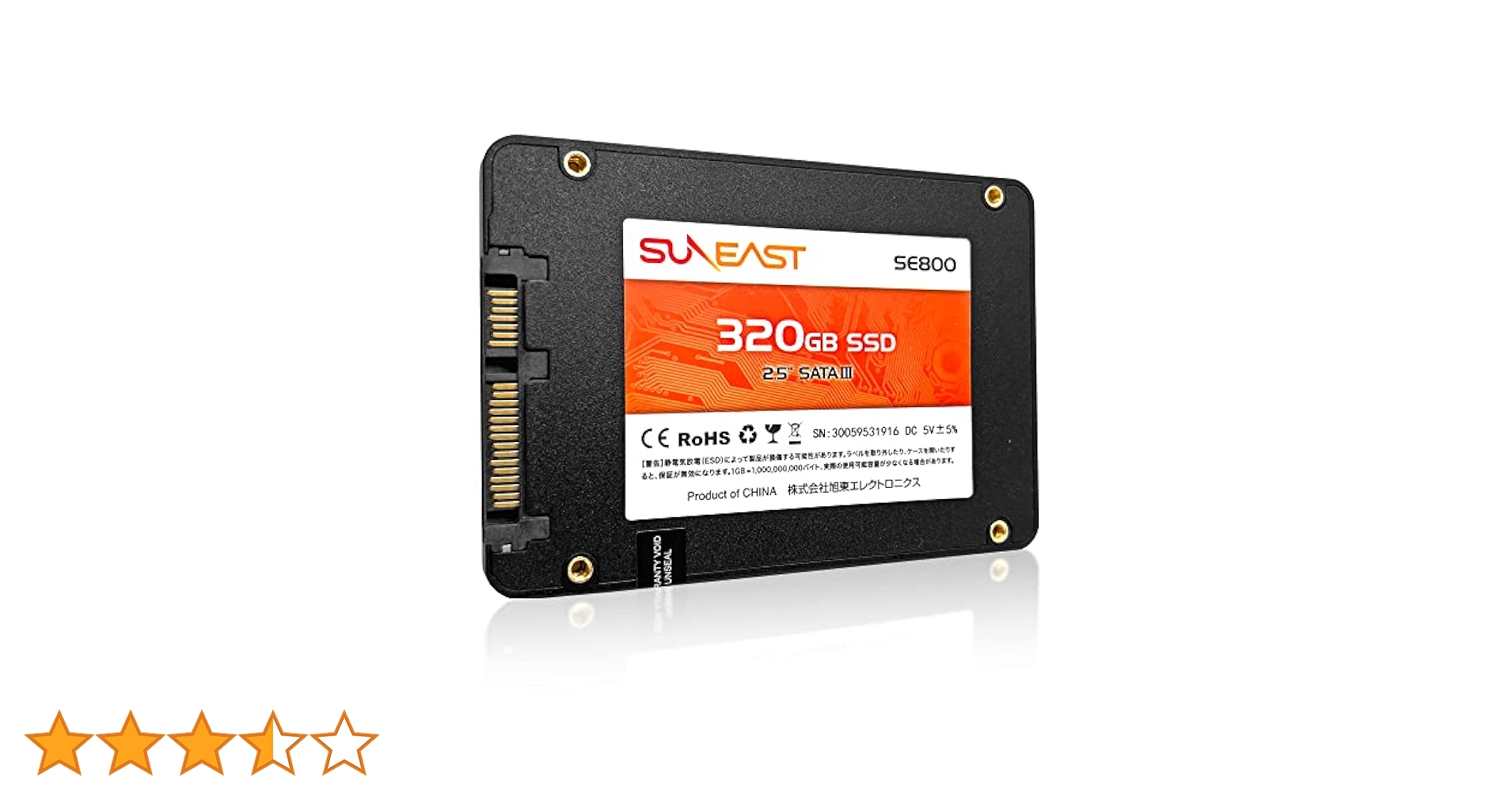 Amazon | SUNEAST サンイースト SSD 320GB 内蔵SSD 2.5インチ